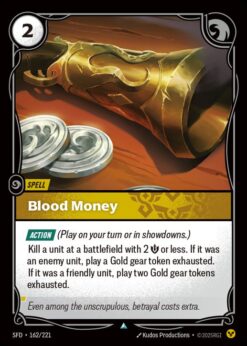 SFD-162 - Blood Money - Uncommon - Foil