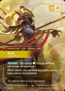 SFD-177 - Azir - Sovereign - Epic - Foil