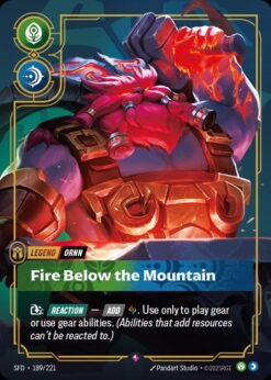 SFD-189 - Ornn - Fire Below the Mountain - Rare - Foil