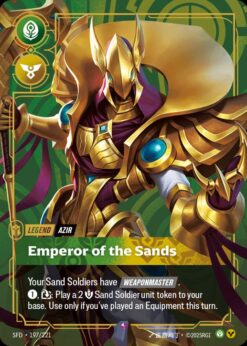 SFD-197 - Azir - Emperor of the Sands - Rare - Foil
