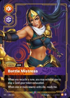 SFD-203 - Sivir - Battle Mistress - Rare - Foil