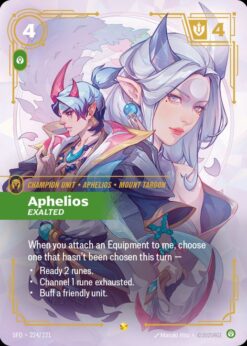 SFD-224 - Aphelios - Exalted (Overnumbered) - Showcase - Foil