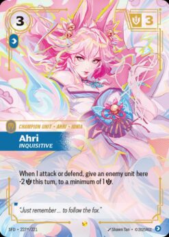 SFD-227* - Ahri - Inquisitive (Signature) - Showcase - Foil