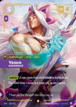 SFD-235 - Yasuo - Windrider (Overnumbered) - Showcase - Foil
