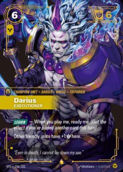 SFD-236 - Darius - Executioner (Overnumbered) - Showcase - Foil