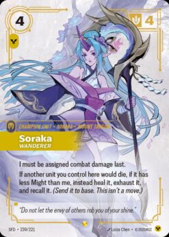 SFD-239 - Soraka - Wanderer (Overnumbered) - Showcase - Foil