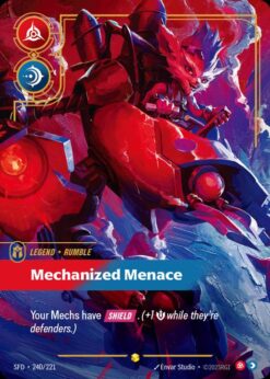 SFD-240 - Rumble - Mechanized Menace (Overnumbered) - Showcase - Foil
