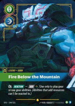 SFD-244 - Ornn - Fire Below the Mountain (Overnumbered) - Showcase - Foil