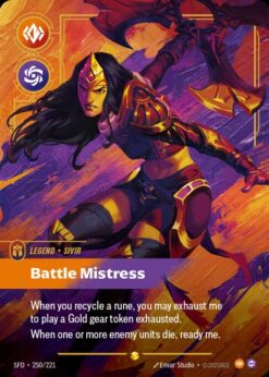 SFD-250 - Sivir - Battle Mistress (Overnumbered) - Showcase - Foil